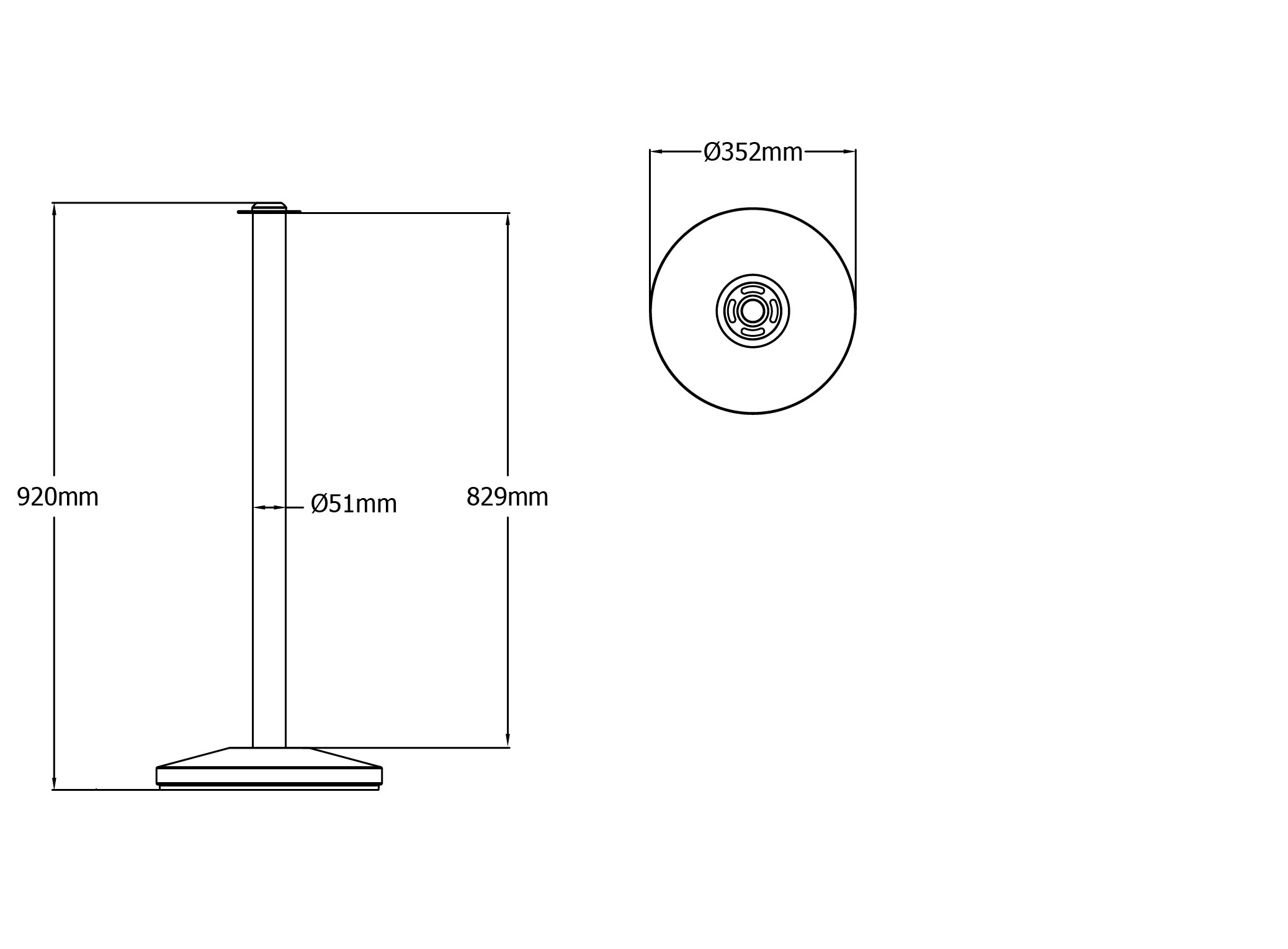 queueway post rope 2 set