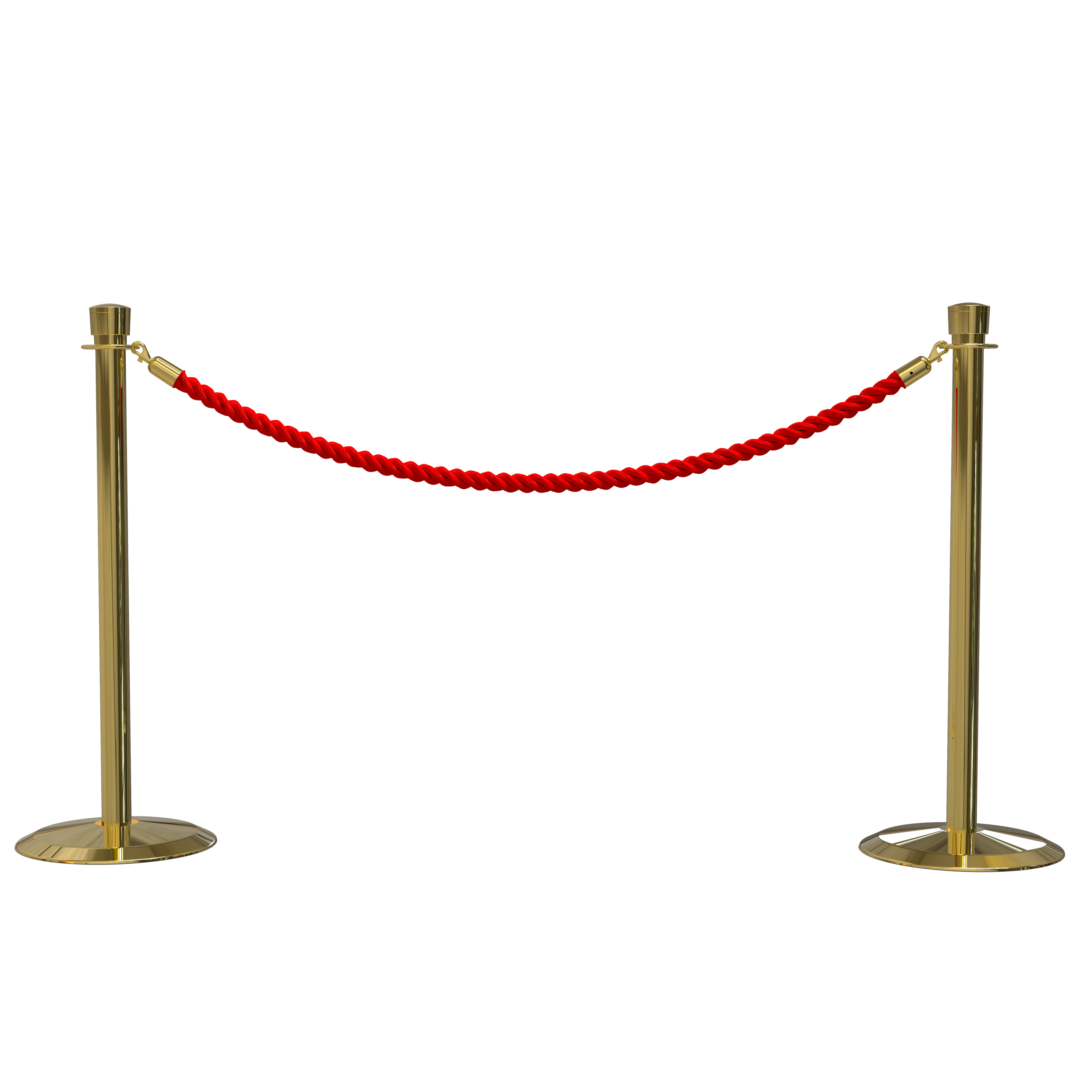 Lawrence® Classic Post & Rope Stanchion Twin Pack