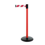Tensabarrier® Safety Barrier with Retractable Belt, Black and Yellow Chevrons, Red and White Chevrons, Lawrence, Queueway, Tensator