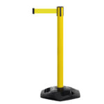 Tensabarrier® Retractable Safety Barrier in Yellow with Yellow Webbing