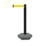 Tensabarrier® Retractable Outdoor Barrier Black Yellow