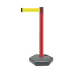 Tensabarrier® Retractable Outdoor Barrier Red Yellow