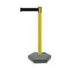 Tensabarrier® Retractable Outdoor Barrier Yellow Black