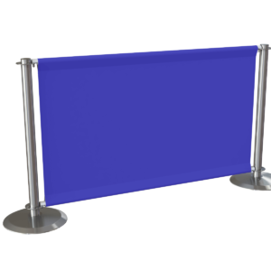 Cafe Banner Starter Kit in Stainless & Blue