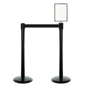 Tensabarrier® 889 Advance Barriers Twin Pack & Sign Holder 3.65m