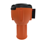 Orange and black Queueway Traffic Cone Topper with Webbing