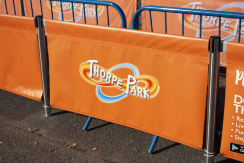 Thorpe Park - Orange Banner