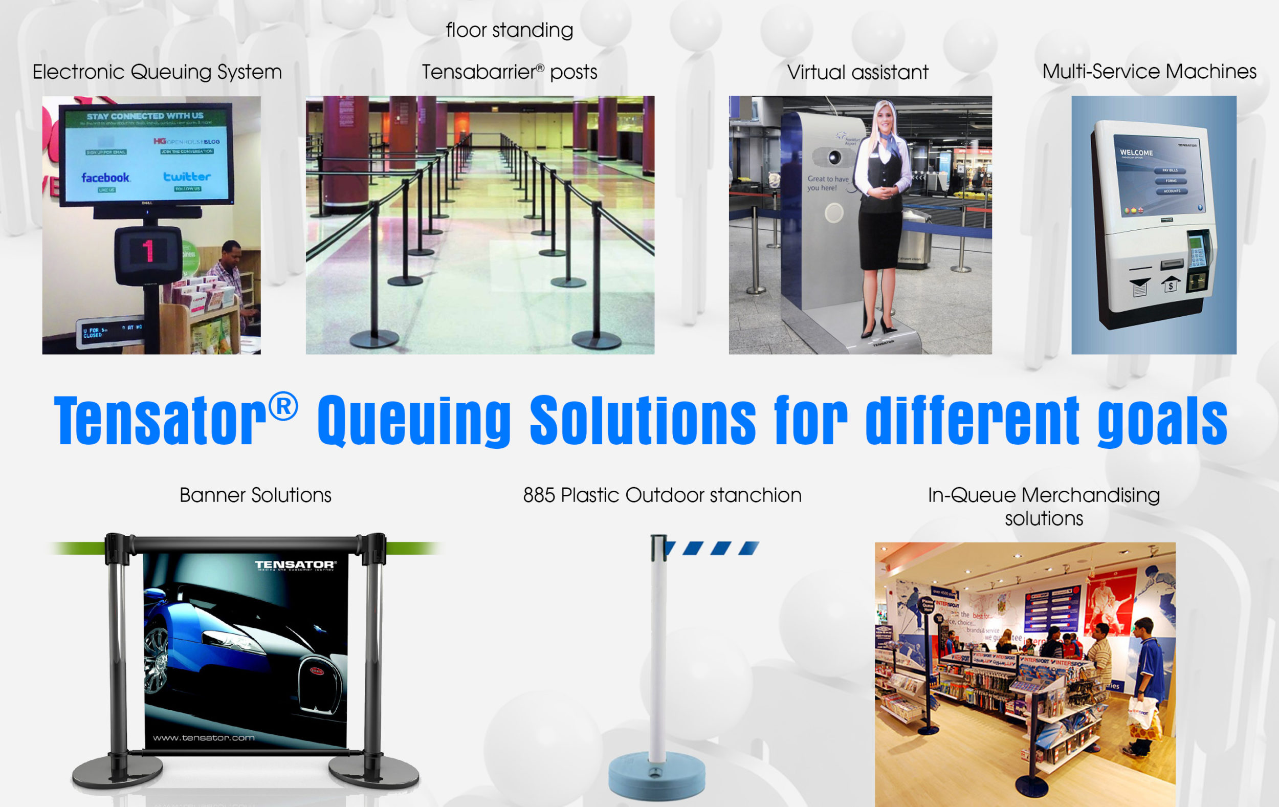 Queuing Solutions for different goals